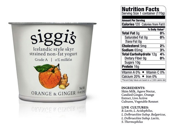 Siggi's 0% Milkfat Yogurt – Erstwhile Dear